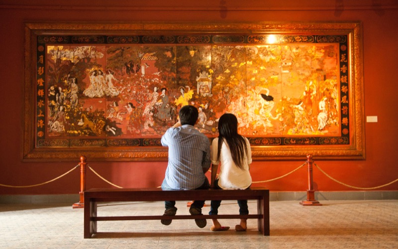在胡志明了解越南艺术的历史