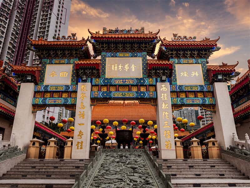 香港旅游景点-黄大仙庙