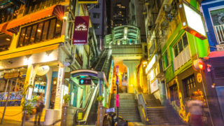 香港Soho区，酒吧和餐馆