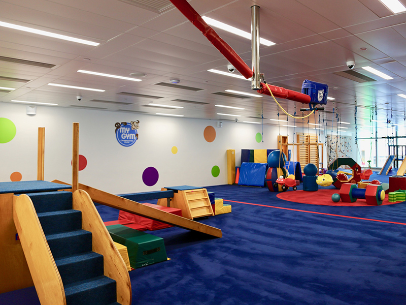 位于黄竹坑的My Gym HK新中心为孩子们提供有趣的健身课程