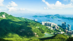 View of Pok Fu Lam in Hong Kong