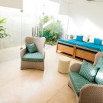 Sri Sharavi海滩别墅和水疗中心，带私人花园露台的卧室，一楼，斯里兰卡南部，家庭乐趣