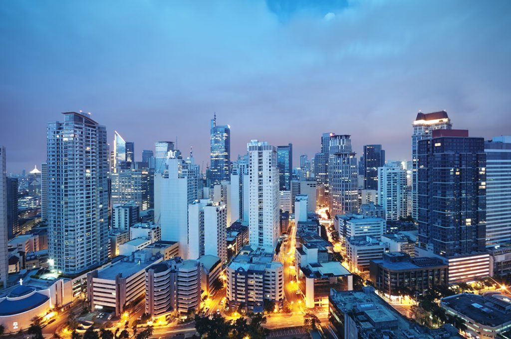 马卡蒂夜景，马尼拉商业区，马尼拉城市指南，在菲律宾首都做生意
