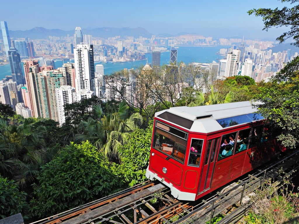 香港趣闻-山顶缆车