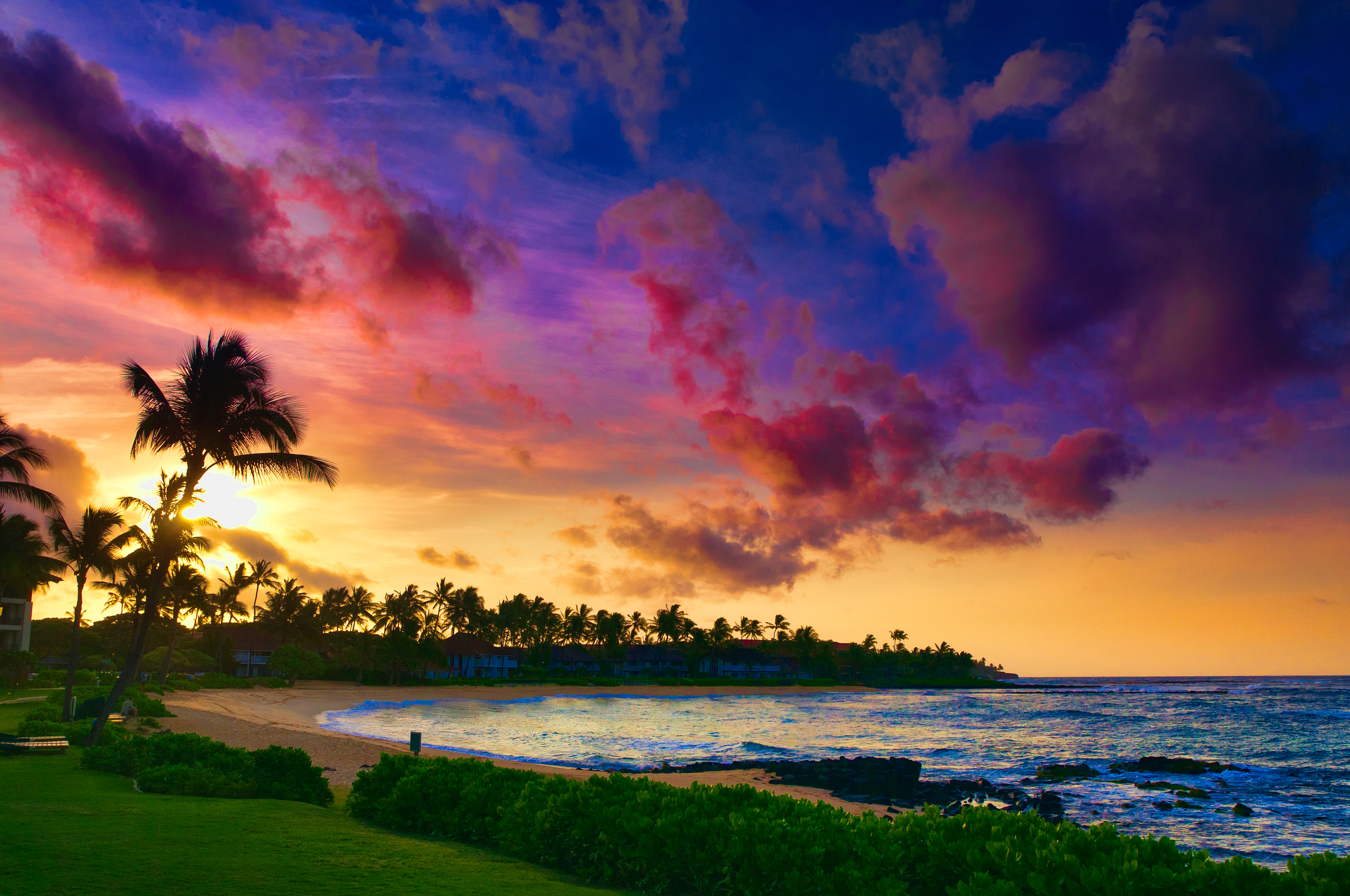 旅游，旅游热点，海滩假期，夏威夷假期