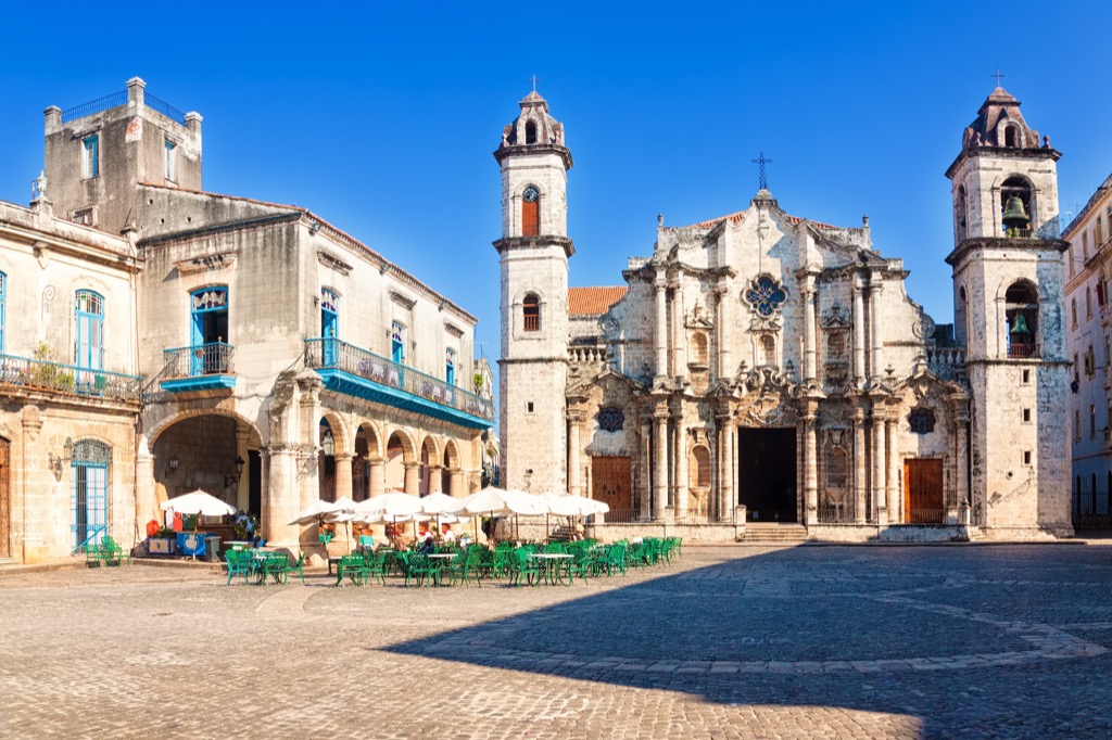 古巴哈瓦那的哈瓦那大教堂