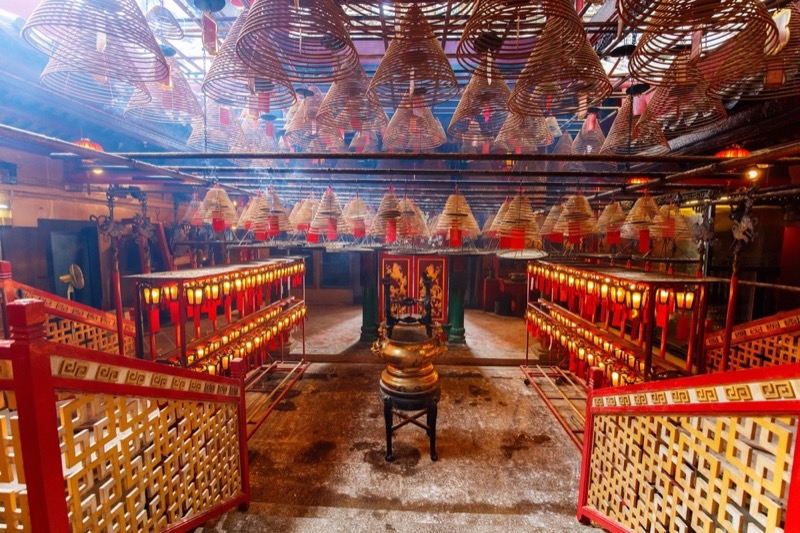 香港的寺庙:文武寺是感官的盛宴