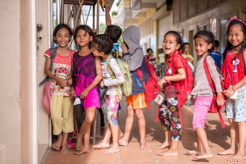 柬埔寨儿童基金会旨在为贫困儿童提供教育机会