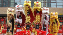 中国新年舞狮
