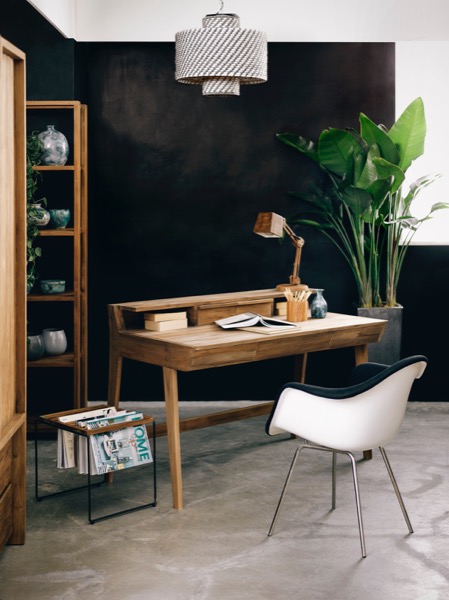 家具:如果你在家工作，海明威式办公桌是完美的选择
