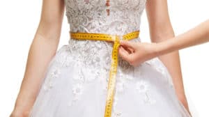 新娘的形象为婚礼体重过低