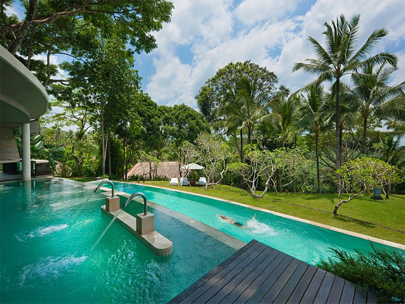 印度尼西亚香巴拉COMO Estate温泉休息的图片