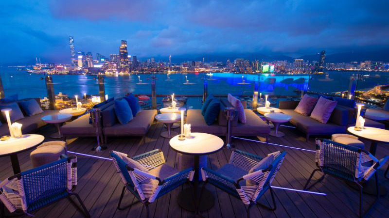 最好在香港——斯凯柏宁酒店屋顶酒吧