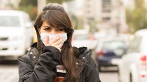 空气污染女孩