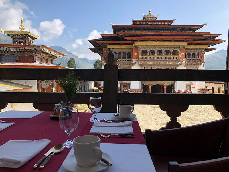 不丹快脚早餐修道院