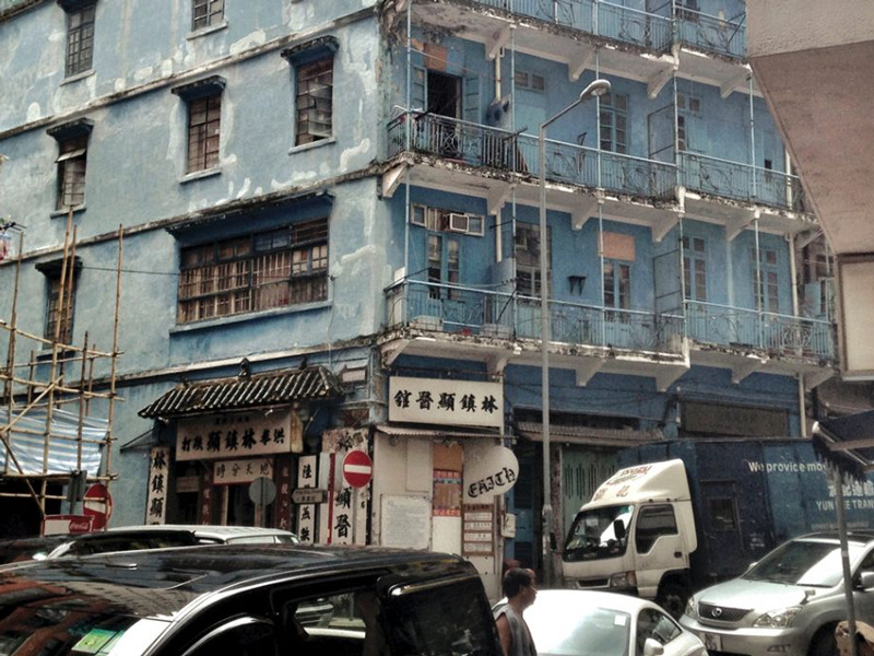 青瓦台，香港的老建筑，历史地标
