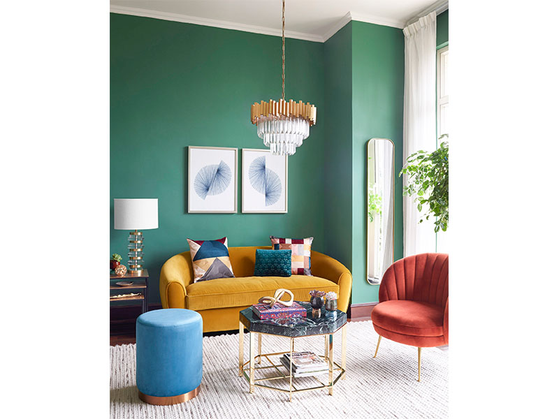 靛蓝色客厅-绿色客厅