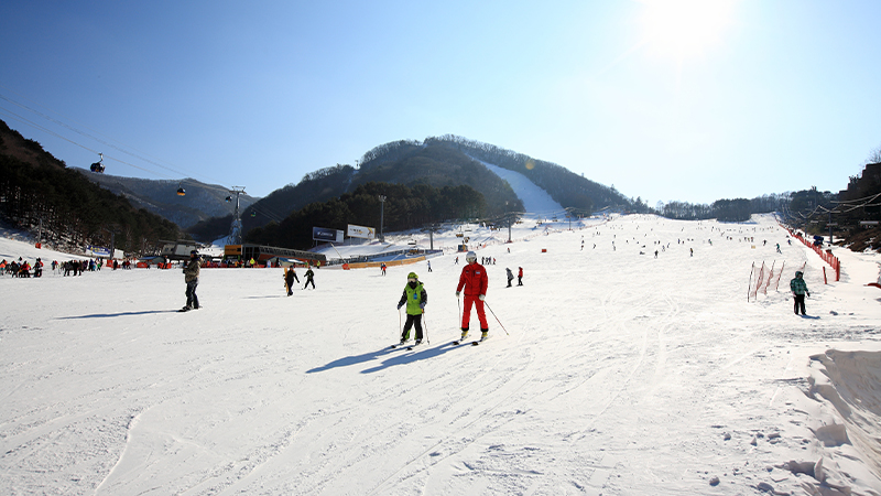 韩国的滑雪场