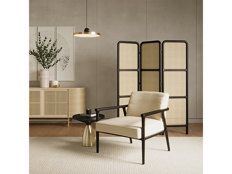 客厅家具-屏风和扶手椅来自东京收藏，靛蓝生活