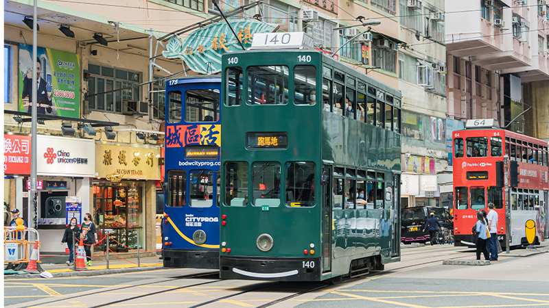 香港的公共交通工具-有轨电车
