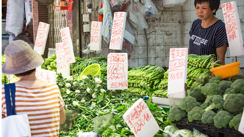 菜市场、香港超级市场