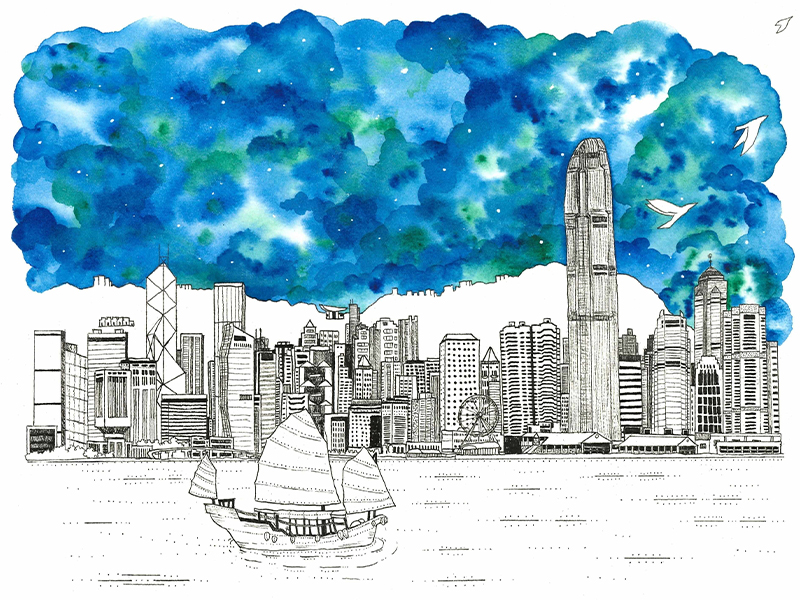 香港艺术版画劳拉·佩扎