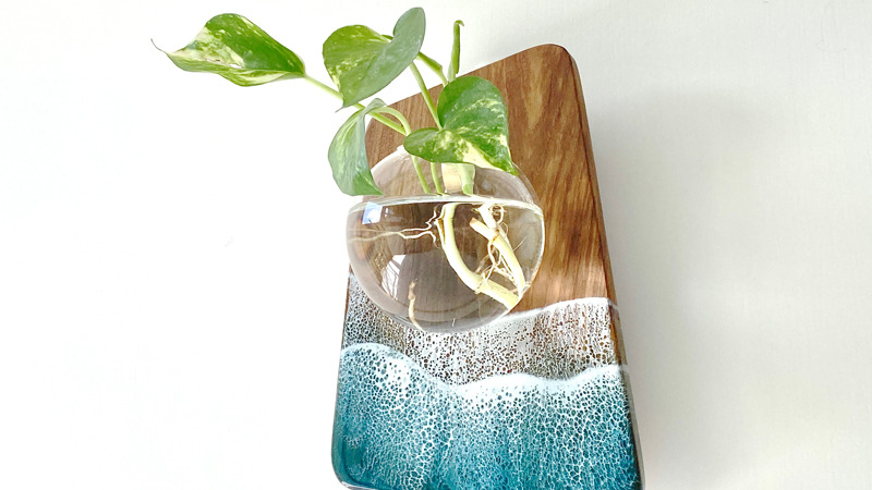 Reader giveaway - hanging plant holder by Edith Mak